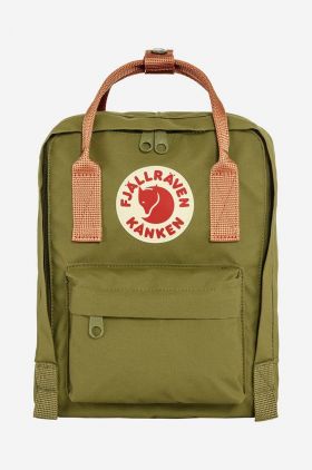 Fjallraven rucsac Kanken Mini culoarea verde, mic, cu imprimeu F23561.631.241-241