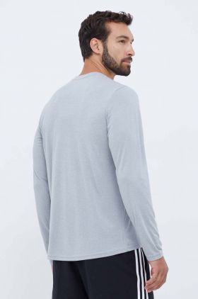 The North Face longsleeve sport Reaxion culoarea gri, melanj