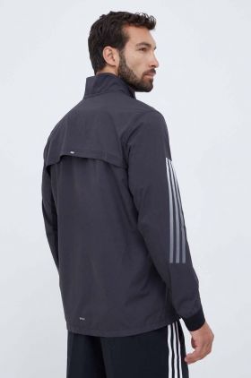 adidas Performance jachetă de alergare Run Icon culoarea negru, de tranzitie