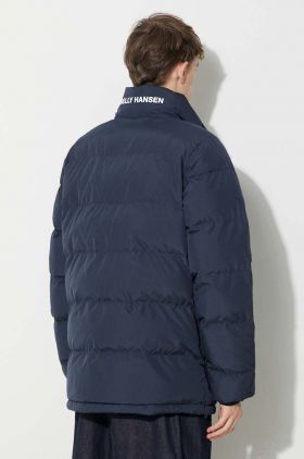 Helly Hansen geacă cu două fețe YU 23 REVERSIBLE PUFFER bărbați, culoarea bleumarin, de iarnă 54060