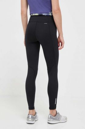 adidas Performance leggins de alergare Ultimate culoarea negru, neted