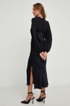 Answear Lab rochie X limited collection NO SHAME culoarea negru, maxi, drept