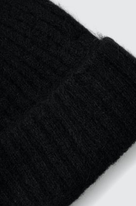 Answear Lab caciula de lana culoarea negru, din tricot gros