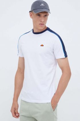 Ellesse tricou barbati, culoarea alb, cu imprimeu