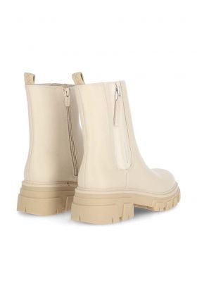 Mexx cizme Keira femei, culoarea alb, cu toc plat, MXTY020501W