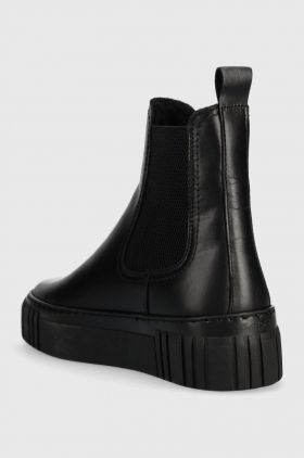 Gant cizme de piele Snowmont femei, culoarea negru, cu platforma, izolat, 27551372.G00