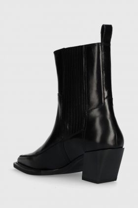 Vagabond Shoemakers cizme de piele ALINA femei, culoarea negru, cu toc drept, 5421.201.20