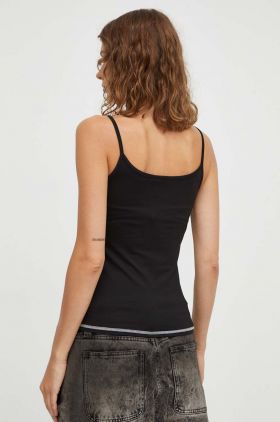 Résumé top Angel femei, culoarea negru