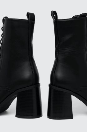 Answear Lab botine femei, culoarea negru, cu toc drept