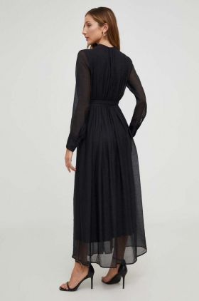 Answear Lab rochie culoarea negru, maxi, evazati