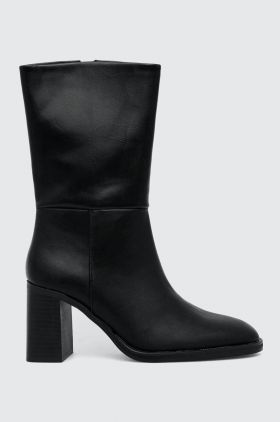 Answear Lab botine femei, culoarea negru, cu toc drept