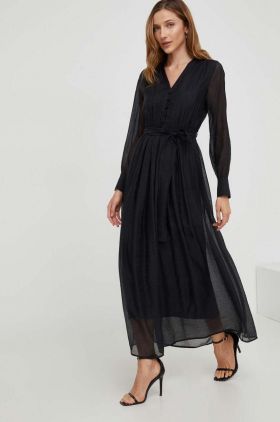 Answear Lab rochie culoarea negru, maxi, evazati