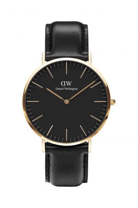 Daniel Wellington ceas Classic 40 Sheffield barbati, culoarea negru