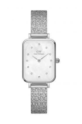 Daniel Wellington ceas Quadro 20x26 Lumine femei, culoarea argintiu