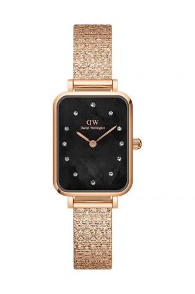 Daniel Wellington ceas Quadro 20x26 Lumine femei, culoarea auriu