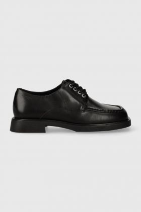 Vagabond Shoemakers pantofi de piele JACLYN femei, culoarea negru, cu toc plat, 5638.201.20