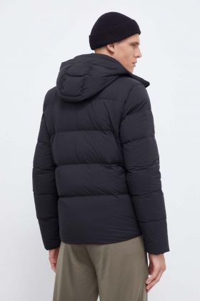 Jack Wolfskin geaca de puf barbati, culoarea negru, de iarna