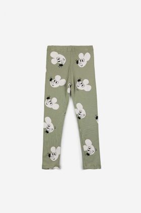 Bobo Choses leggins copii culoarea verde, modelator