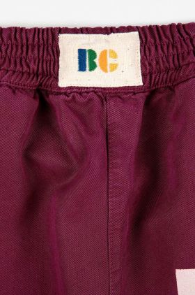 Bobo Choses pantaloni de trening pentru copii culoarea violet, cu imprimeu