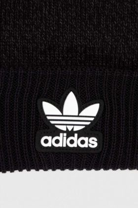 adidas Originals caciula culoarea negru, din tesatura neteda