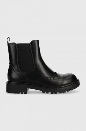 Answear Lab cizme femei, culoarea negru, cu platforma