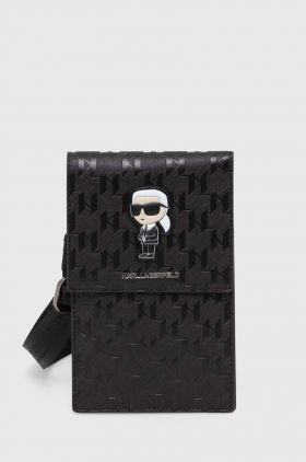 Karl Lagerfeld carcasa de telefon culoarea negru