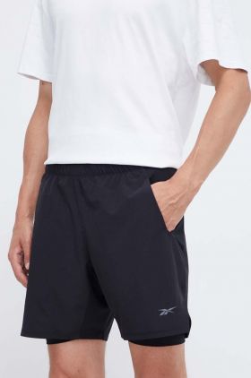 Reebok pantaloni scurți de antrenament Strength 3.0 culoarea negru