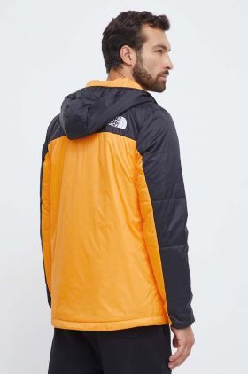 The North Face geaca barbati, culoarea galben, de tranzitie