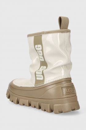 UGG cizme de iarna copii KIDS CLASSIC BRELLAH MINI culoarea bej