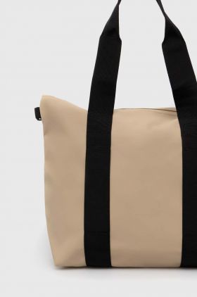 Rains geantă 14160 Tote Bags culoarea bej