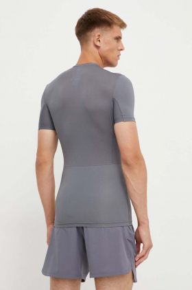 Reebok tricou de antrenament culoarea gri, neted