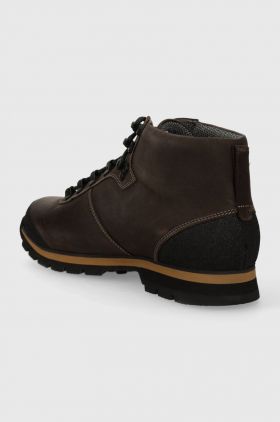 Charles Footwear ghete de piele Carney barbati, culoarea maro, Carney.Hiker.Brown