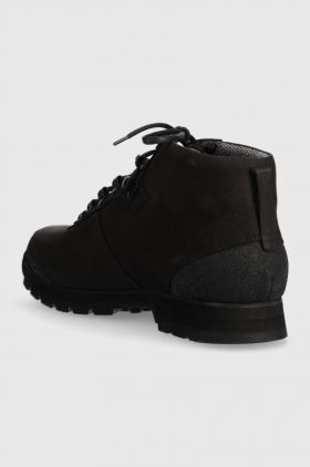 Charles Footwear ghete de piele Carney barbati, culoarea negru, Carney.Hiker.Black