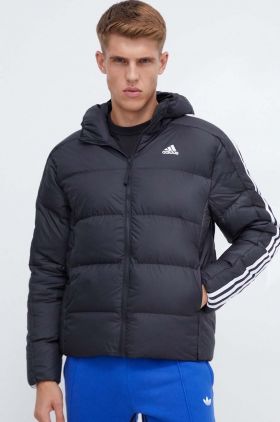 adidas geaca de puf barbati, culoarea negru, de iarna