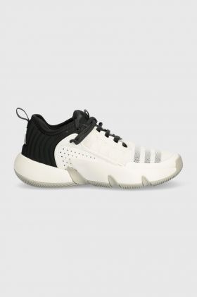 adidas Originals sneakers pentru copii TRAE UNLIMITED J culoarea alb