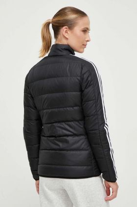 adidas geaca de puf femei, culoarea negru, de tranzitie