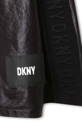 Dkny fusta fete culoarea negru, midi, evazati