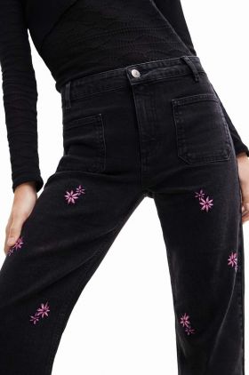 Desigual jeansi femei high waist