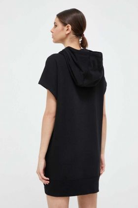 Dkny rochie culoarea negru, mini, oversize