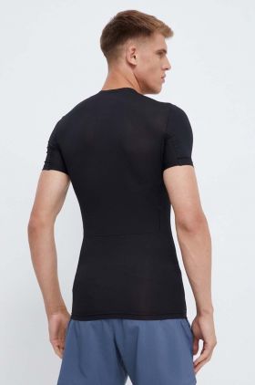 Reebok tricou de antrenament Compression culoarea negru, neted