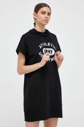 Dkny rochie culoarea negru, mini, oversize