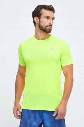 New Balance tricou de alergare Accelerate culoarea verde, neted