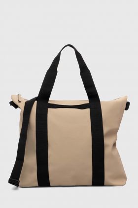 Rains geantă 14150 Tote Bags culoarea bej