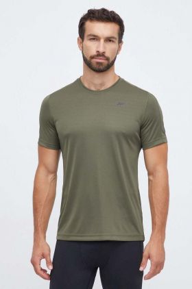 Reebok tricou de antrenament Tech culoarea verde, neted