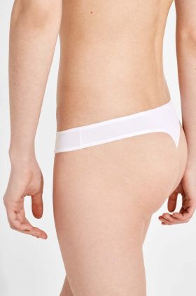 women'secret tanga 3-pack culoarea alb