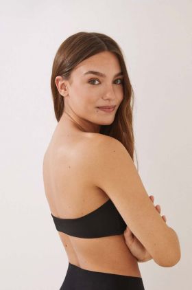 women'secret sutien culoarea negru, neted