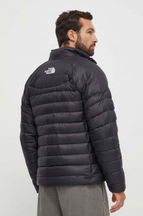 The North Face geaca de puf barbati, culoarea negru, de tranzitie