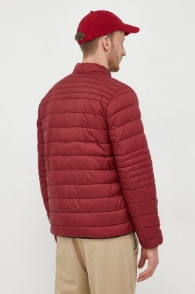 Pepe Jeans geaca barbati, culoarea bordo, de tranzitie