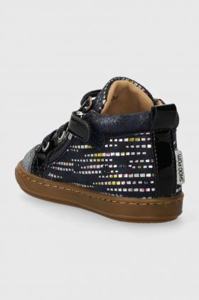 Shoo Pom sneakers de piele întoarsă pentru copii culoarea albastru marin