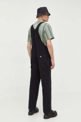 Dickies salopete din denim culoarea negru